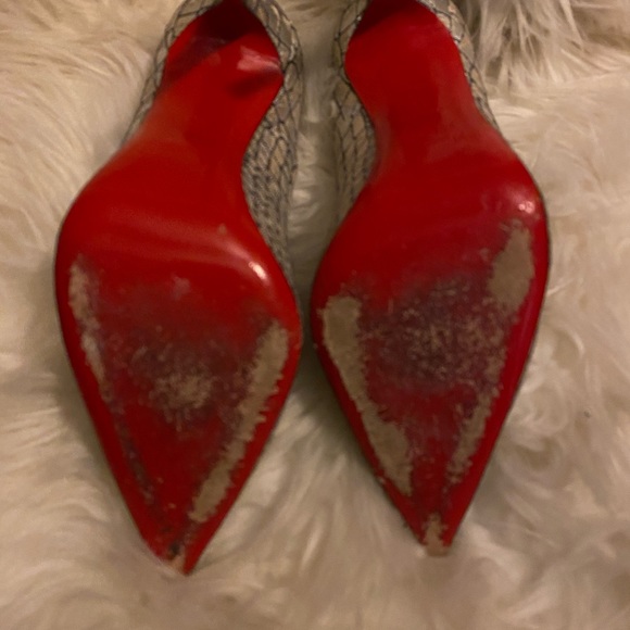 Silver Christian Louboutin (No box, Just dust bag) - Picture 3 of 4